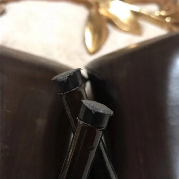 Stuart Weitzman Brown Patent Peep Toe 4” Heels 7 - Picture 7 of 8